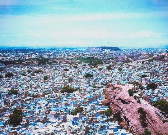 Potret Kota Biru Jodhpur, Kenapa Rumah Warganya Berwarna Biru?