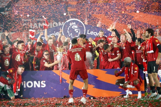 Selebrasi Liverpool Juara Liga Primer Inggris