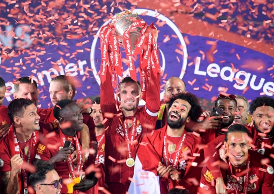 Selebrasi Liverpool Juara Liga Primer Inggris