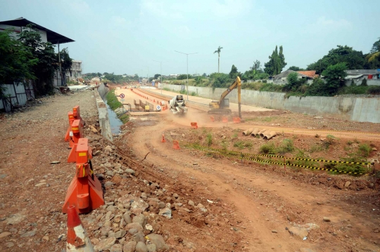 Perkembangan Proyek Tol Serpong-Cinere di Pondok Cabe