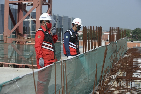 Memantau Perkembangan Proyek Stasiun Bandara Soekarno-Hatta