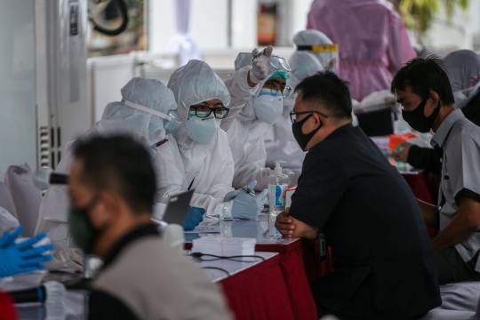 BIN Gelar Swab Test Massal di Gedung KPU