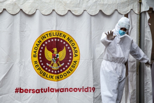 BIN Gelar Swab Test Massal di Gedung KPU