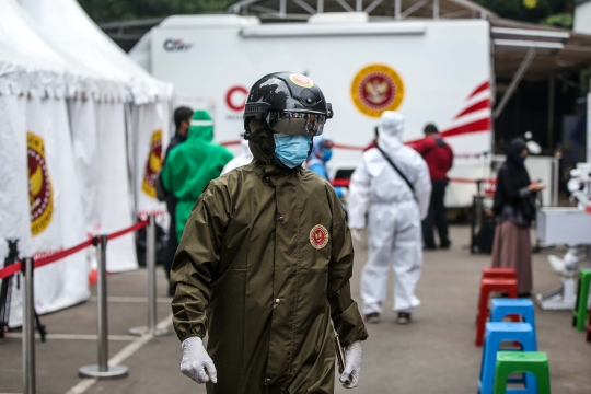 BIN Gelar Swab Test Massal di Gedung KPU