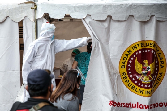 BIN Gelar Swab Test Massal di Gedung KPU