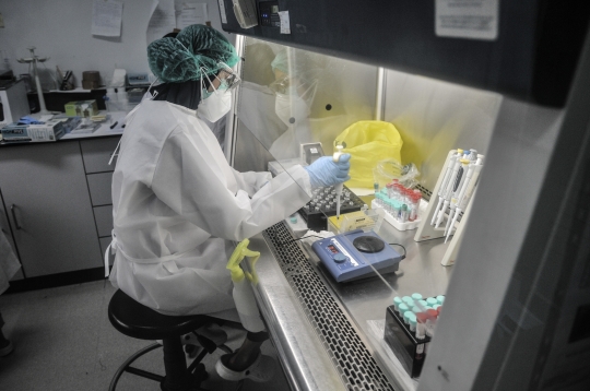 Melihat Pemeriksaan Sampel Tes PCR Covid-19 di Labkesda DKI Jakarta