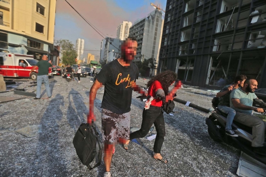 Ini Foto-Foto Ledakan Dahsyat di Beirut