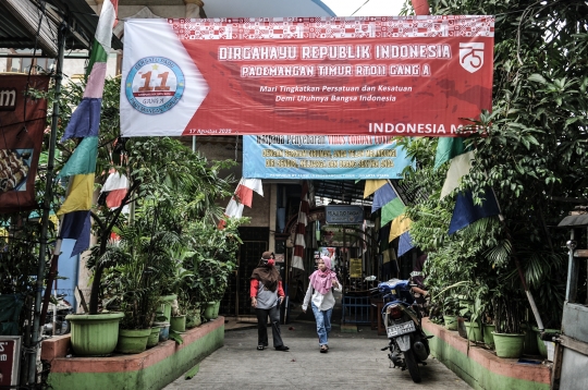 Semarak Kampung Merah Putih di Pademangan Timur