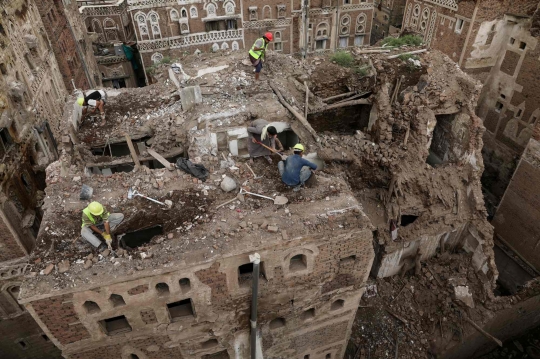 Guyuran Hujan Rusak Situs Warisan Dunia UNESCO di Yaman