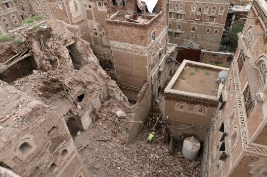 Guyuran Hujan Rusak Situs Warisan Dunia UNESCO di Yaman