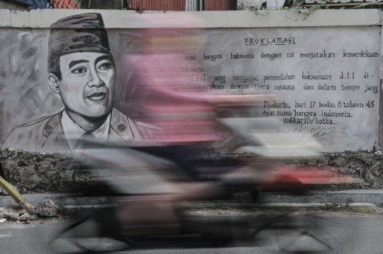 Mural Perjuangan Kemerdekaan Republik Indonesia