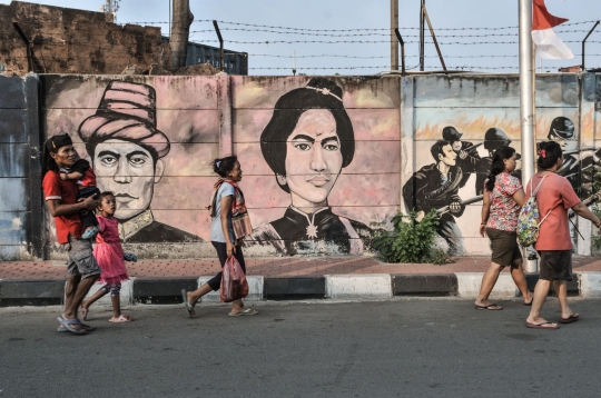 Mural Perjuangan Kemerdekaan Republik Indonesia