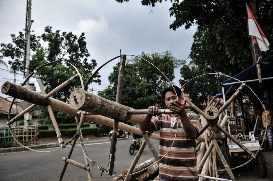 Nasib Pengrajin Pohon Pinang di Tengah Pandemi Covid-19