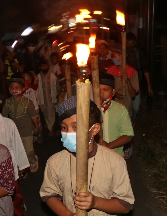 Pawai Obor Sambut Tahun Baru Islam 1442 H