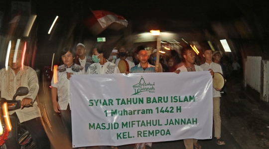 Pawai Obor Sambut Tahun Baru Islam 1442 H