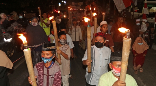 Pawai Obor Sambut Tahun Baru Islam 1442 H