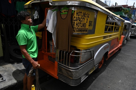 Nestapa Sopir Jeepney Filipina Terpukul Pandemi Corona