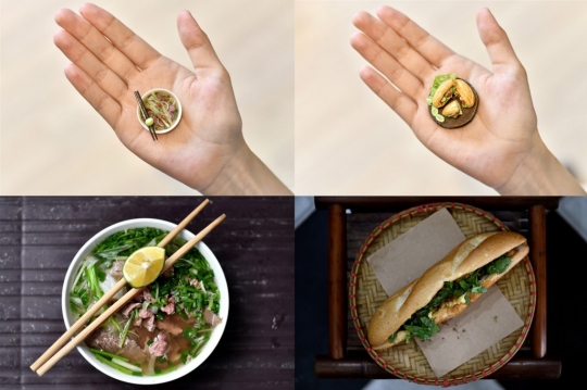 Saat Seniman Ciptakan Miniatur Makanan Vietnam dari Tanah Liat