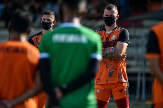 Intip Persiraja Banda Aceh Gelar Latihan dengan Protokol Kesehatan