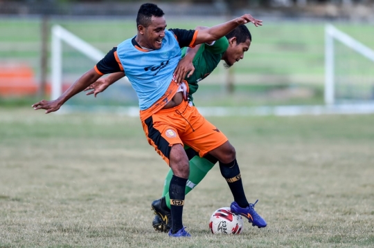 Intip Persiraja Banda Aceh Gelar Latihan dengan Protokol Kesehatan