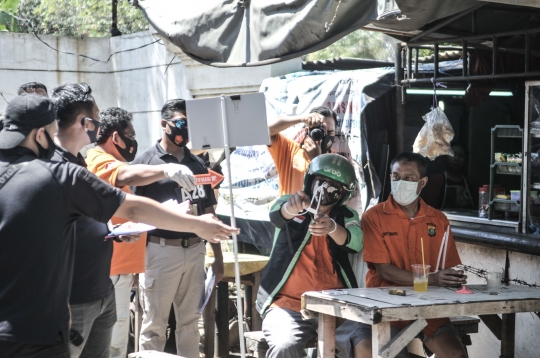 Rekonstruksi Pembunuhan Bos Pelayaran di Kelapa Gading