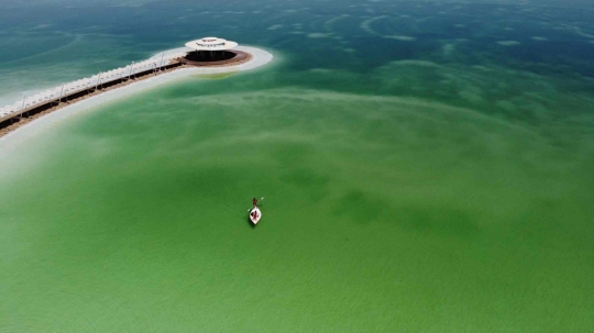 Formasi Garam di Laut Mati yang Memikat Wisatawan