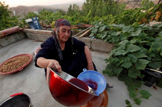 Kisah Nenek di Irak Berjuang Sendirian Memproduksi Minuman Anggur
