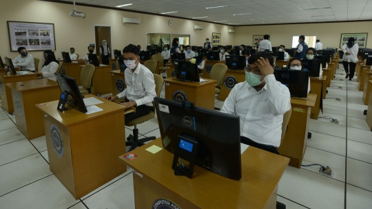 Suasana Tes CPNS Kemenkumham di BKN