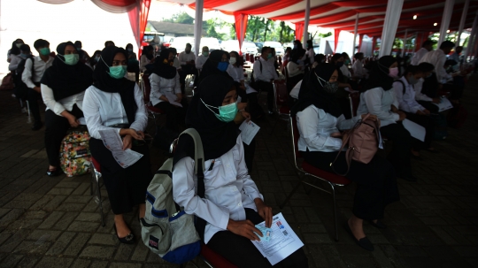 Suasana Tes CPNS Kemenkumham di BKN