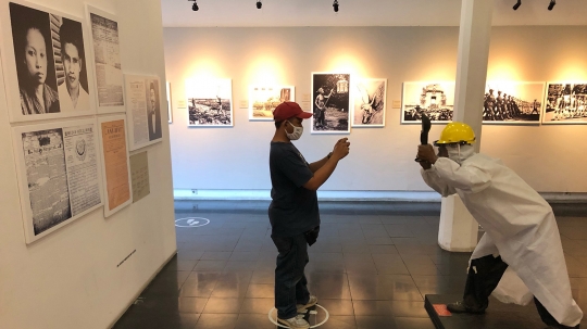 Mengintip Pameran Foto dan Grafis 75 Tahun Kemerdekaan RI