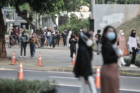 Akhir Pekan Warga Jakarta Jelang PSBB