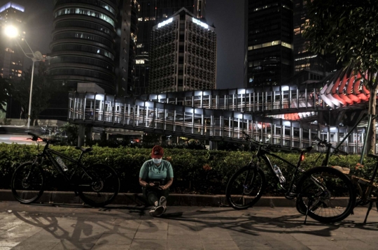 Akhir Pekan Warga Jakarta Jelang PSBB