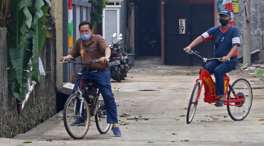 Pria di Bekasi Buat Sepeda Listrik Sendiri