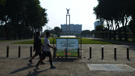 Lapangan Banteng Kembali Ditutup Bagi Pengunjung