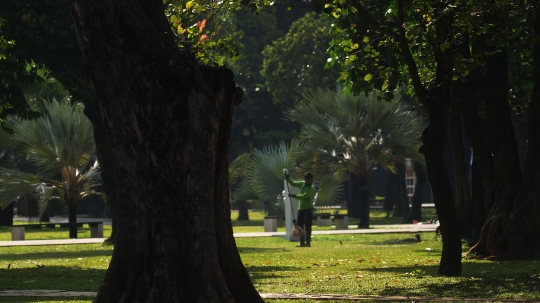 Lapangan Banteng Kembali Ditutup Bagi Pengunjung