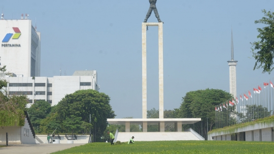 Lapangan Banteng Kembali Ditutup Bagi Pengunjung