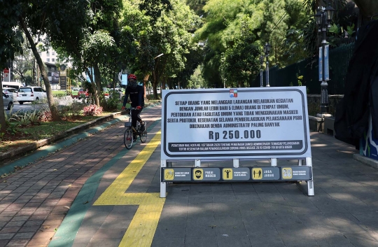 Pedestrian Lingkar Kebun Raya Bogor Ditutup Sementara