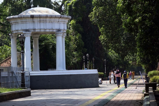 Pedestrian Lingkar Kebun Raya Bogor Ditutup Sementara