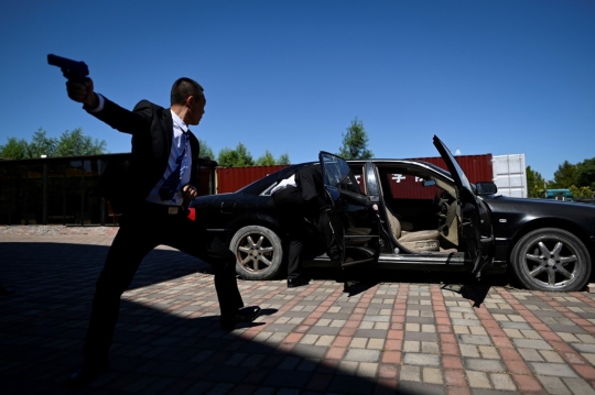 Menengok Latihan Bodyguard Konglomerat di China