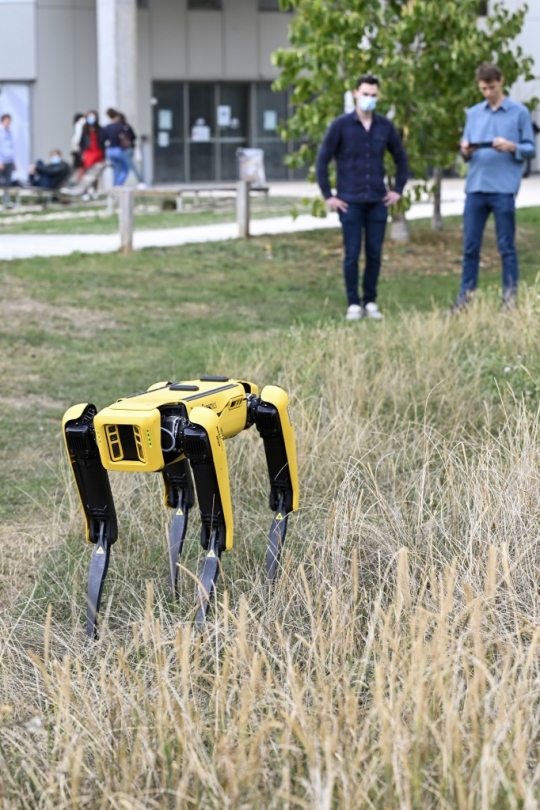 Mahasiswa Prancis Kembangan Robot Anjing untuk Industri