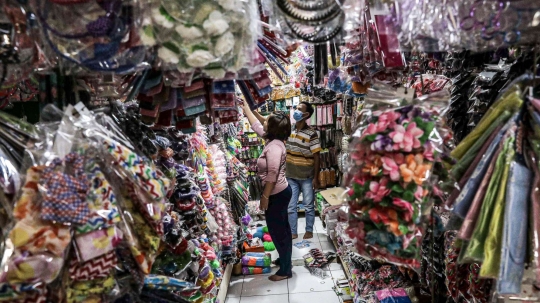 Sepinya Pasar Gembrong Baru Saat Pandemi