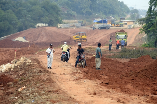 Pengurukan Jalan Baru Bojonggede-Kemang