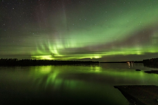 Memandang Keindahan Aurora Borealis di Finlandia