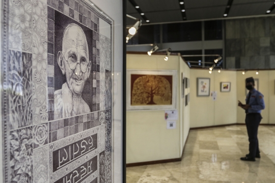 Pameran Peringatan 150 Tahun Mahatma Gandhi