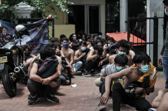 Hendak Demo Tolak Omnibus Law, Puluhan Pelajar dan Remaja Diringkus