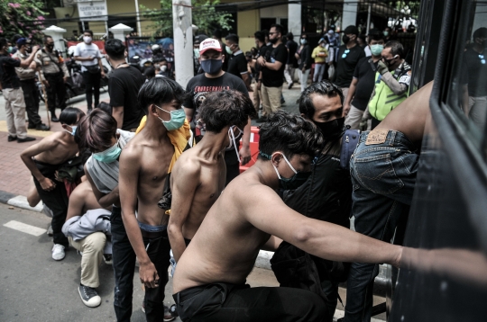 Hendak Demo Tolak Omnibus Law, Puluhan Pelajar dan Remaja Diringkus