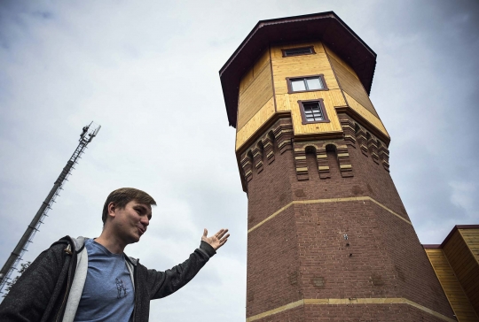 Keren, Pria Rusia Sulap Toren Air Jadi Apartemen