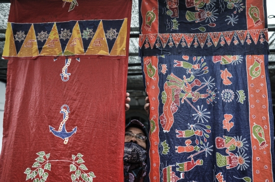 Geliat Perajin Batik Lawan Pandemi dengan Ciptakan Motif Covid-19