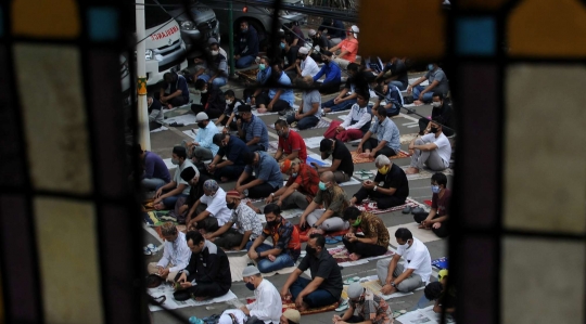 PSBB Transisi, Masjid Cut Meutia Gelar Salat Jumat