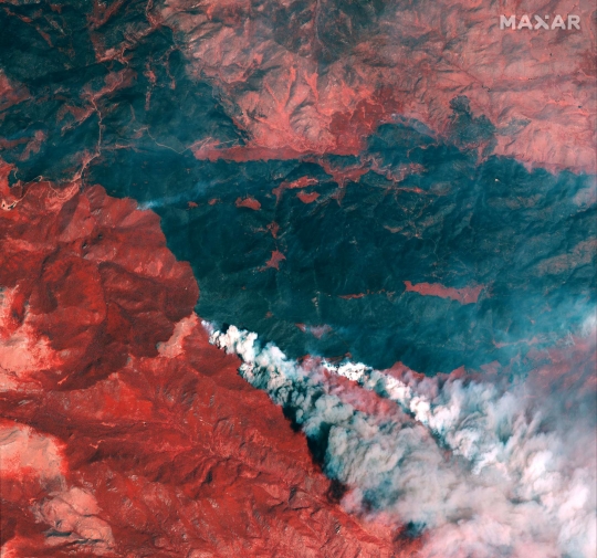 Pantauan Kebakaran Terbesar di Colorado dari Satelit